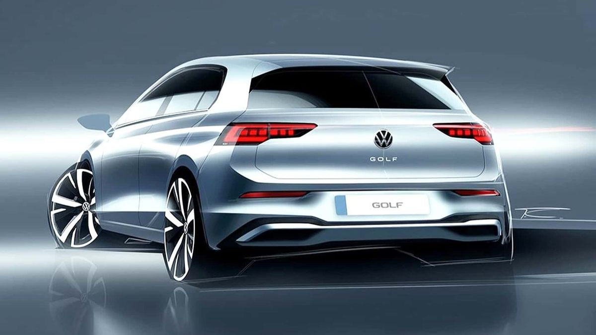 Volkswagen odhaluje skici modernizovaného golfu